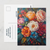 花のオンパレード ポストカード (正面/裏面)
