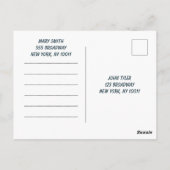 花のオンパレード ポストカード (裏面)