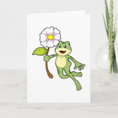 花のカエル.PNG カード (正面)