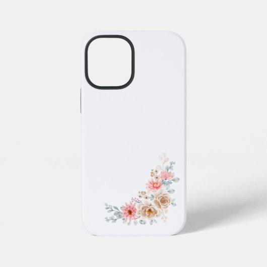 花のカスタマイズ絵柄 HP ノートパソコン スキン iPhoneケース (裏面)