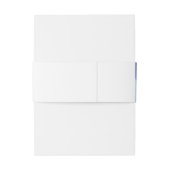 花のカスタムな招待状用帯 招待状ベリーバンド (裏面例)