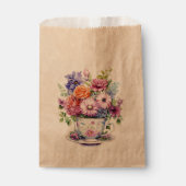 花のカップ1ハーシーのミニチュア フェイバーバッグ (正面)