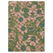 花のカムフラージュパターン クリップボード (裏面)