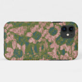 花のカムフラージュパターン Case-Mate iPhoneケース (裏面(横))