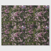 花のカラフルの花の蘭 ラッピングペーパー (フラット)