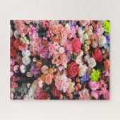 花のカラフル開花フローラ花束 ジグソーパズル (横)