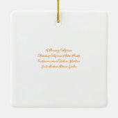 花のカリフォルニア：カタリナ・シルバーレース セラミックオーナメント (裏面)