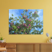 花のカリフォルニア：砂漠の柳 キャンバスプリント (インサイチュ (リビング))