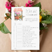 花のカート – 新郎は何と言ったブライダルゲーム