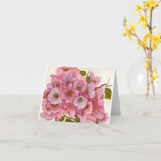 花のカード カード (黄色い花)