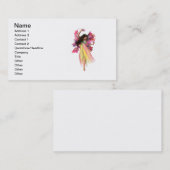 花のカーニバルの妖精 名刺 (正面/裏面)