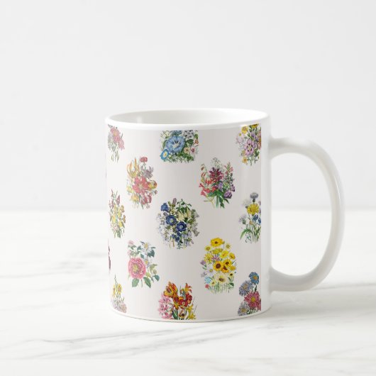 花のカーニバル コーヒーマグカップ (右)