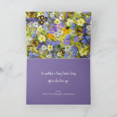 花のカーペットマザーズデイホリデーカード シーズンカード (内部)