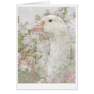 花のガチョウ