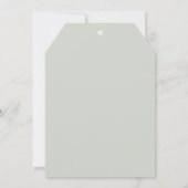 花のガーデニアの花束 ブライダルシャワーのお礼 サンキューカード (裏面)