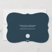 花のガーランド 法人ホリデーカード シーズンカード (裏面)