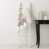 花のキツネは|あなたの名前を加えます シェルパブランケット (インサイチュ)