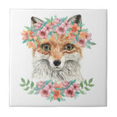 花のキツネ タイル (正面)