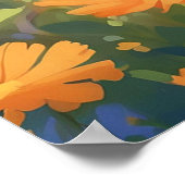 *~* 花のキティー 5:4  子猫の蝶 AP68 ポスター (角)