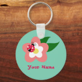 花のキーチェーンのラディバグ キーホルダー (正面)