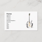 花のギター 名刺 (正面)