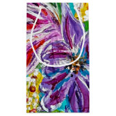 花のギフトバッグ スモールペーパーバッグ (裏面)