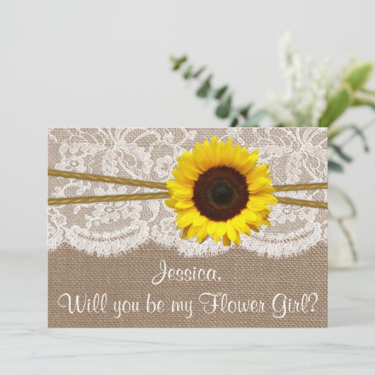 花のギルになってくれるか？ヒマワリ素朴ー 招待状 (スタンド正面)