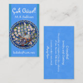 花のクジャク 名刺 (正面/裏面)