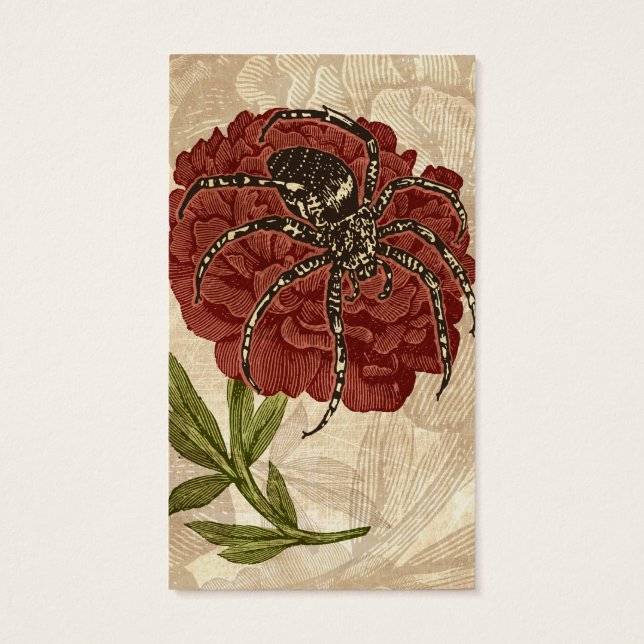 花のクモ (裏面)