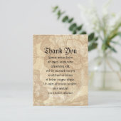 花のクモ サンキューカード (スタンド正面)