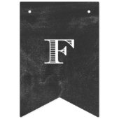 花のクラウン・バーの印 バンティングフラッグ (第1の旗)