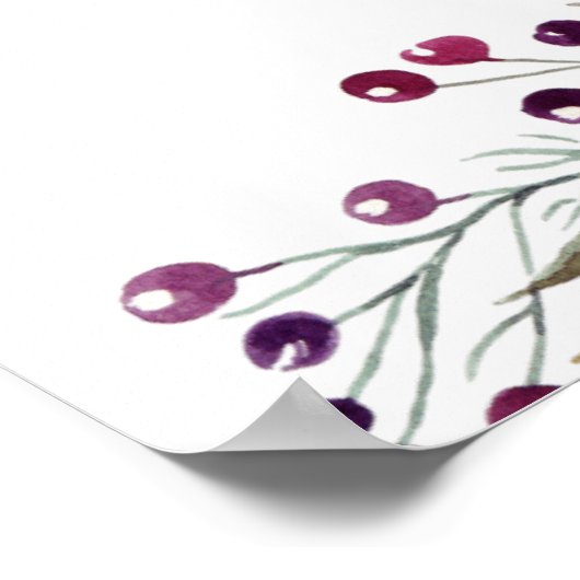 花のクラス会追悼 最大70名様 ポスター (角)