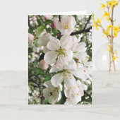 花のクラバップル カード (黄色い花)