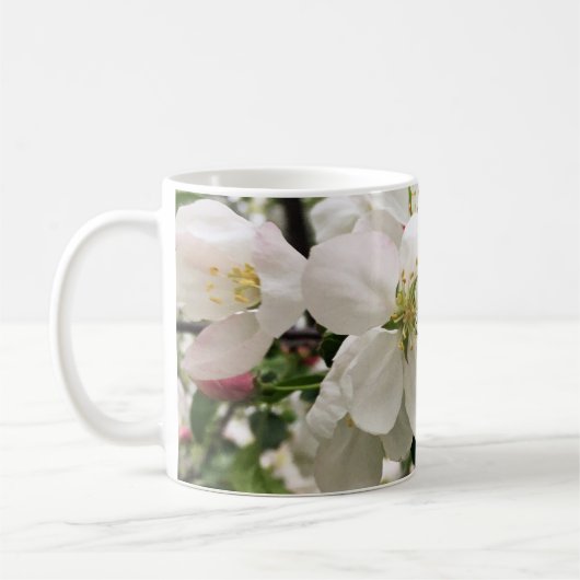 花のクラベリン コーヒーマグカップ (左)