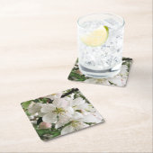 花のクラベリン スクエアペーパーコースター (インサイチュ)
