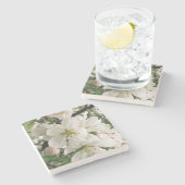 花のクラベリン ストーンコースター (横)