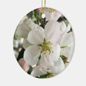 花のクラベリン セラミックオーナメント (左)