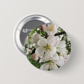 花のクラベリン 缶バッジ (正面&裏面)