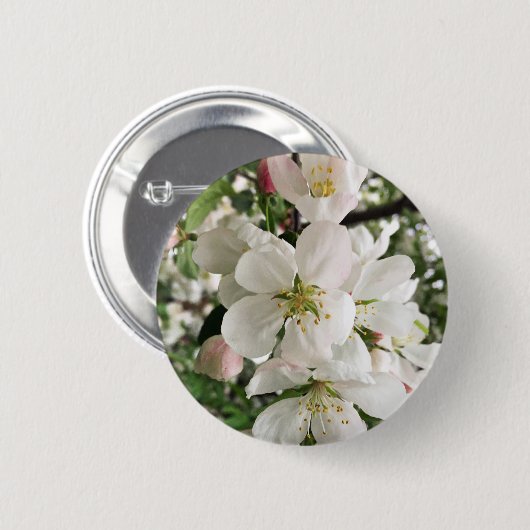 花のクラベリン 缶バッジ (正面&裏面)