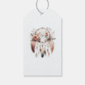 花のクリスタル フェアリー ドリームキャッチャー ボヘミアンスイート16 ギフトタグ (裏面)