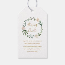 花のクリスチャン祝福キャンドル祈願依頼