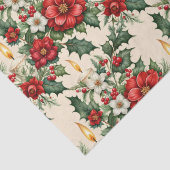 花のクリスマスキャンドルライト 薄葉紙 (詳細)