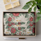 花のクリスマスキャンドルライト 薄葉紙 (ギフト)