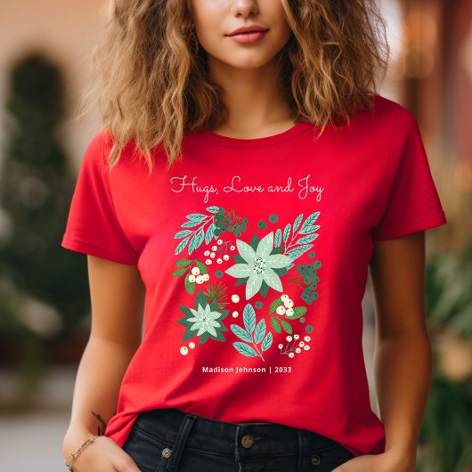 花のクリスマスパーティー Tシャツ