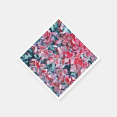 花のクレマティス スタンダードカクテルナプキン (角)