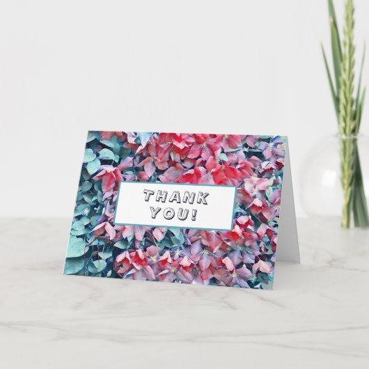 花のクレマティス 案内状 (正面)