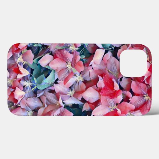 花のクレマティス Case-Mate iPhoneケース (裏面 (横))