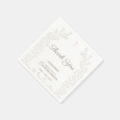 花のクロスありがとう　はじめての聖体拝領 スタンダードカクテルナプキン (角)