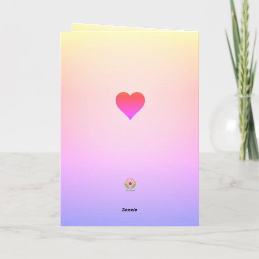 花のクロスカード カード (裏面)