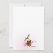 花のクロス宗教 招待状 (裏面)